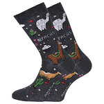 Lieblings-Motiv-Socken lustige Alpakas - 15
