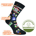 Ich liebe Deutschland Socken schwarz-bunt - 2