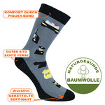 Polizei-Motiv-Socken bunt - 2