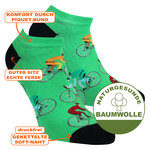 Fahrrad Sneakersocken Radsport bunt - 2