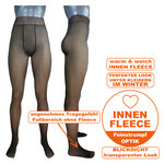 Damen Thermo Strumpfhose gefüttert Feinstrumpf-Optik - 2