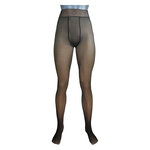 Damen Thermo Strumpfhose gefüttert Feinstrumpf-Optik - 5