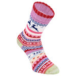 Kinder Wollsocken kunterbunte Scandinavian-Elch-Motive - 5