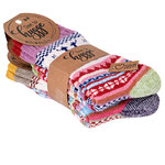 Kinder Wollsocken kunterbunte Scandinavian-Elch-Motive - 15