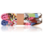 Kinder Wollsocken kunterbunte Scandinavian-Elch-Motive - 12