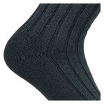 Merino-Kaschmir Wolle Socken schwarz - 5