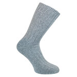 Merino-Kaschmir Wolle Socken grau-melange - 1