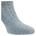 Merino-Kaschmir Wolle Socken grau-melange - 4