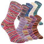 Damen-Wollsocken wie von OMA gestrickt bunt - 1