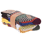 Dicke Wollsocken Folklore Skandinavien-Style bunt - 3
