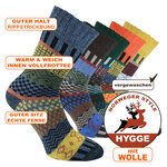 Dicke Wollsocken Folklore Skandinavien-Style bunt - 31