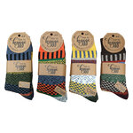 Dicke Wollsocken Folklore Skandinavien-Style bunt - 30