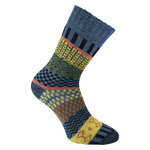 Dicke Wollsocken Folklore Skandinavien-Style bunt - 36