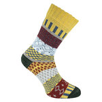 Dicke Wollsocken Folklore Skandinavien-Style bunt - 40