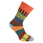 Dicke Wollsocken Folklore Skandinavien-Style bunt - 38
