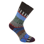 Dicke Wollsocken Folklore Skandinavien-Style bunt - 37