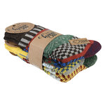 Dicke Wollsocken Folklore Skandinavien-Style bunt - 43