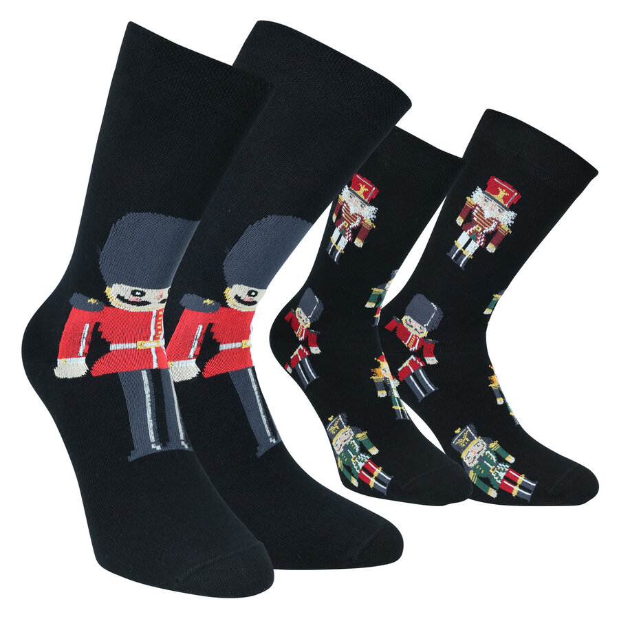 Weihnachts-Motivsocken NUSSKNACKER Christmas-Time