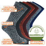 Wellness-Jeans-Socken Recycling-Baumwolle Multi-Mouline-Farben - 39