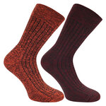 Wellness-Jeans-Socken Recycling-Baumwolle Multi-Mouline-Farben - 55