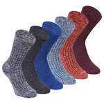 Wellness-Jeans-Socken Recycling-Baumwolle Multi-Mouline-Farben - 1
