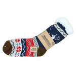 Thermo Hütten-Socken ABS-Noppen Rentier-Motiv - 13