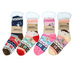 Thermo Hütten-Socken ABS-Noppen Rentier-Motiv - 3
