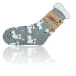 Damen Hütten-Socken Thermo Lama-Motiv ABS-Noppen - 12