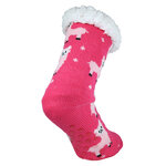 Damen Hütten-Socken Thermo Lama-Motiv ABS-Noppen - 6
