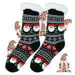 Thermo Hütten-Socken Weihnachtsmann-Motiv - 3