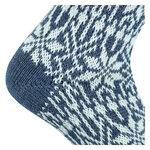Wollsocken Norwegermuster Stern-Design Made in Germany jeans-natur - 5