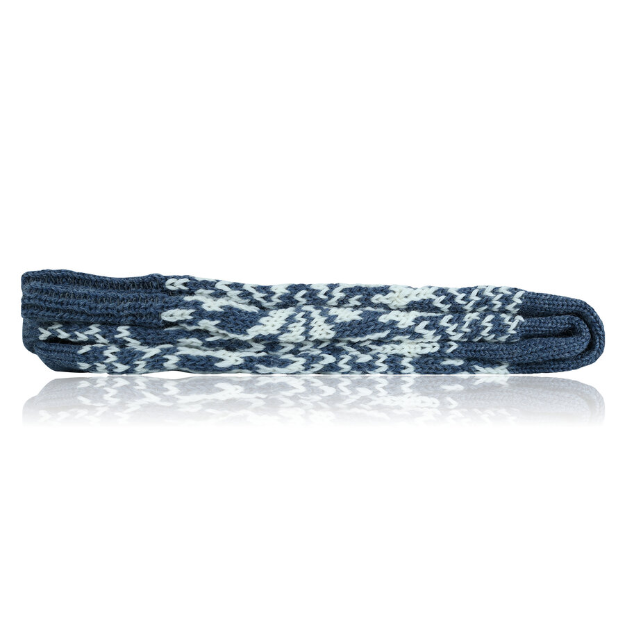 Wollsocken Norwegermuster Stern-Design Made in Germany jeans-natur - 7