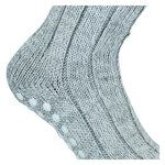 Homesocks Stoppersocken Merino Wolle ABS Noppen Made in Germany hellgrau - 10