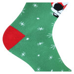 Weihnachtssocken Biobaumwolle Weihnachtsmann-Motiv Made in Germany bunt - 8