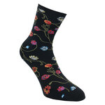 Damen Feinstrumpfsocken 45DEN Made in Germany Blumen - 4