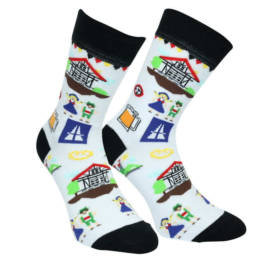 Ich liebe Deutschland Socken weiß