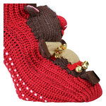 ABS Noppensocken 3D-Wintermotiv Weihnachts-Elch - 13