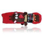 ABS Noppensocken 3D-Wintermotiv Weihnachts-Elch - 14