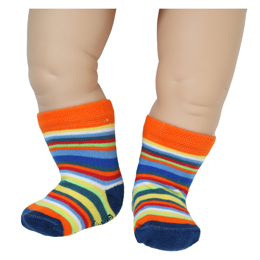 Baby-Söckchen Baumwolle vegan geringelt bunt - 5