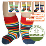 Dicke Thermo-Baby-Söckchen Bio Baumwolle geringelt - 2