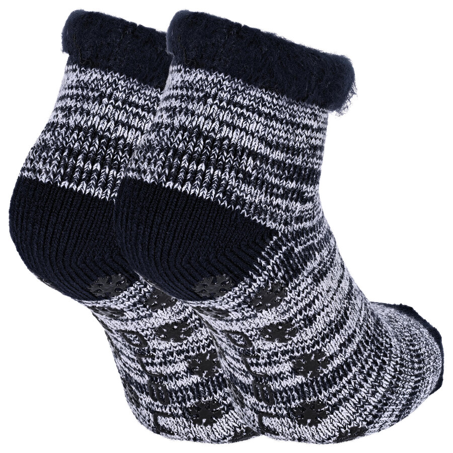 Kurze Kuschelsocken ABS Noppen Camano schwarz