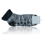 Kurze Kuschelsocken ABS Noppen Camano schwarz - 18