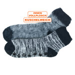 Kurze Kuschelsocken ABS Noppen Camano schwarz - 17