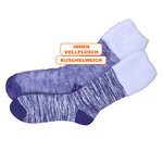 Dicke Damen-Kuschel-Socken camano Warm Up mulberry lila - 3