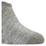 Dicke Damen ABS-Sneaker-Kuschel-Socken camano taupe-beige - 6