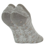 Dicke Damen ABS-Sneaker-Kuschel-Socken camano taupe-beige - 1