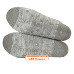 Dicke Damen ABS-Sneaker-Kuschel-Socken camano taupe-beige - 3