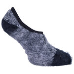 Dicke Damen ABS-Sneaker-Kuschel-Socken camano schwarz - 7