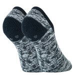 Dicke Damen ABS-Sneaker-Kuschel-Socken camano schwarz - 11