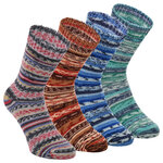 Herren-Wollsocken wie von OMA gestrickt bunt - 1